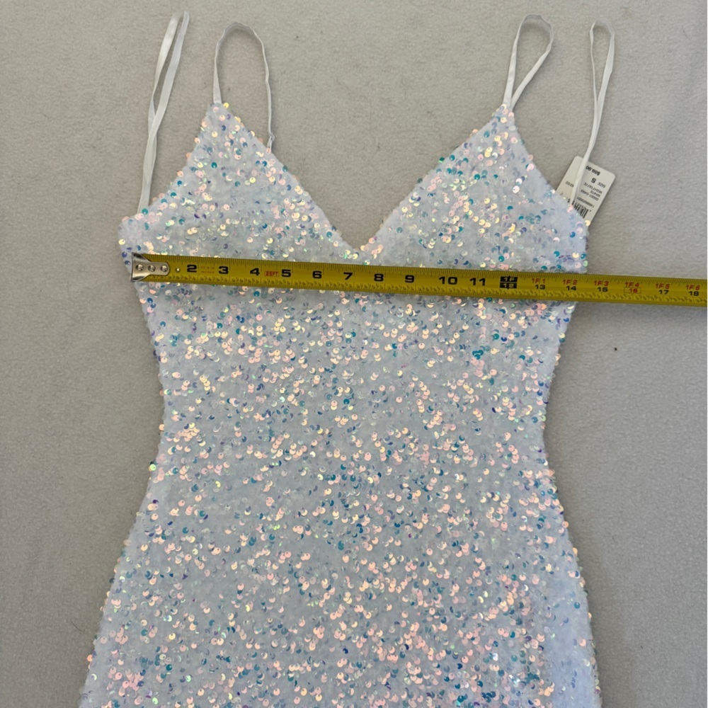 NWT Windsor Kathy Iridescent Sequin Mini Dress S - Picture 8 of 13
